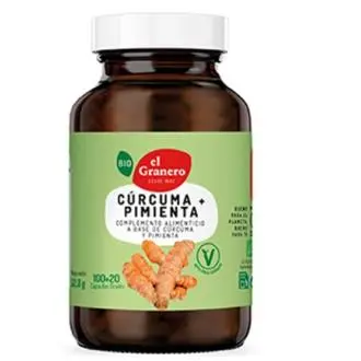 CURCUMA Y PIMIENTA BIO 120 cápsulas