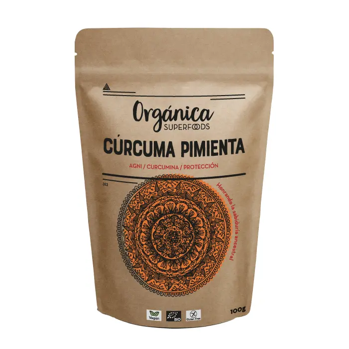 Cúrcuma y Pimienta Negra en Polvo Ecológico