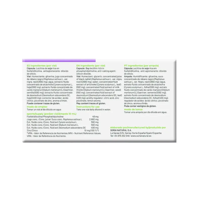 Cyrasil plus+ 15 viales x - 10 ml - Soria Natural