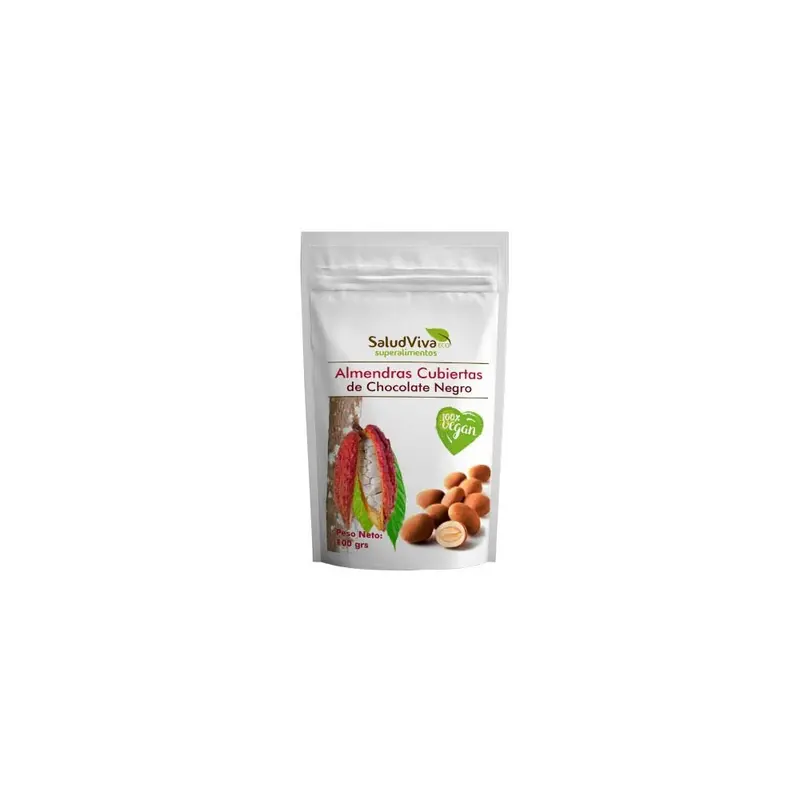 Dark Chocolate Covered Almonds 100g Eco - SALUD VIVA