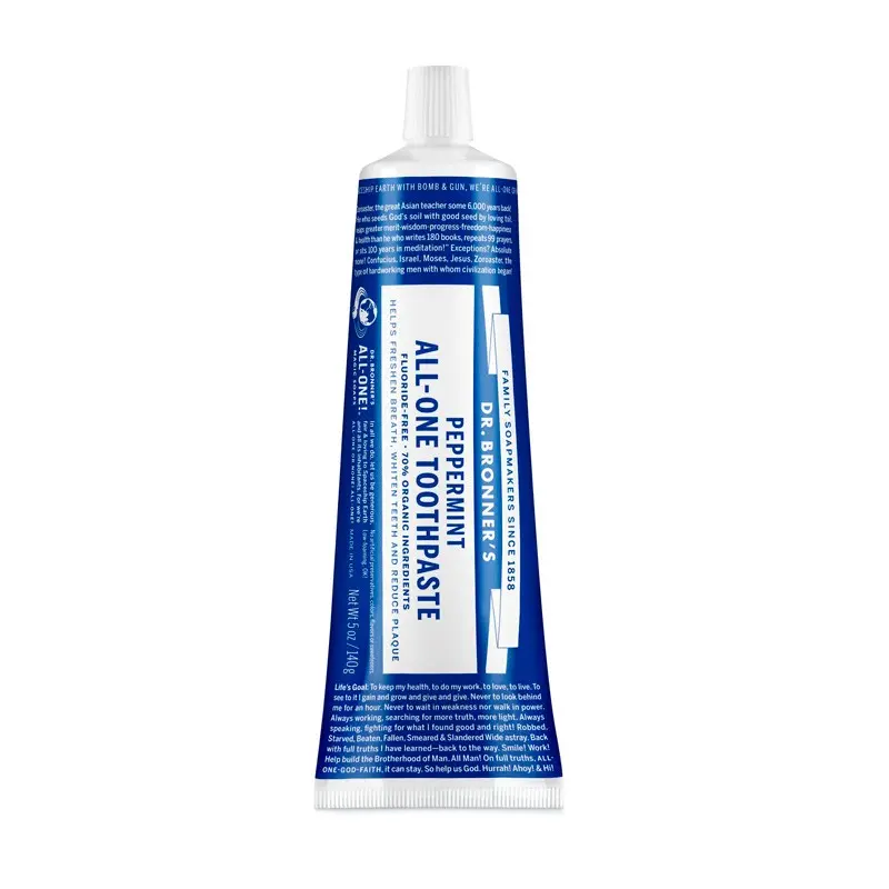 Dentifrico de menta 140g Dr.Bronner's