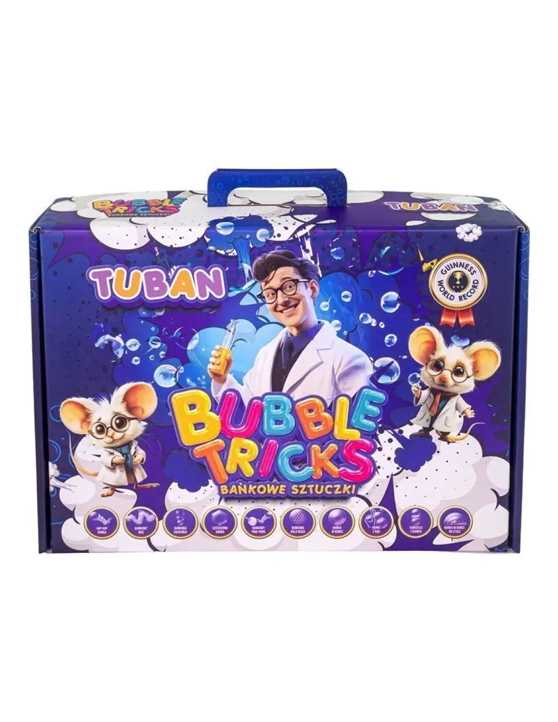 ¡Descubre la magia de las burbujas con el set Tuban Bubble Tricks!