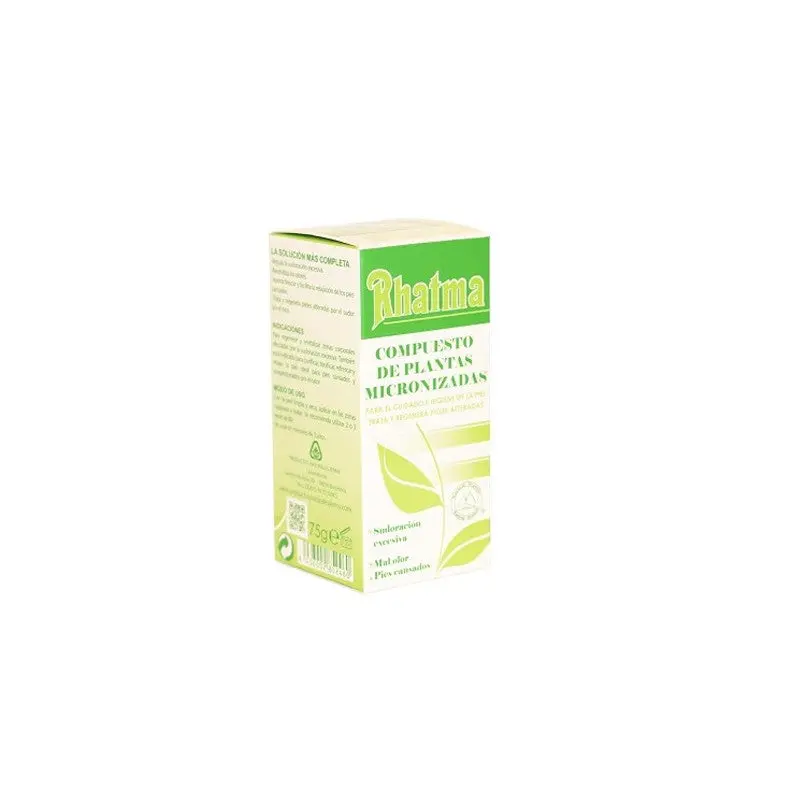 Desodorante compuesto de plantas micronizadas 75 gr - Rhatma