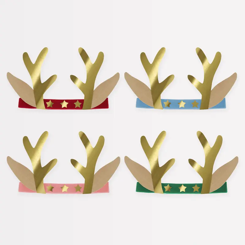 Diademas de astas de terciopelo