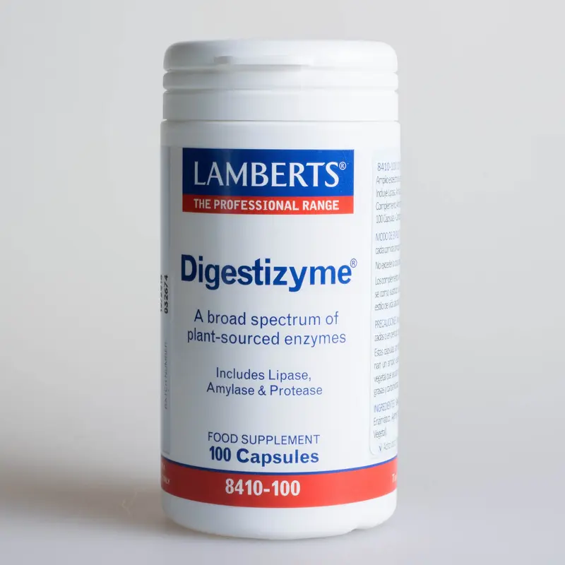 Digestizyme (Complejo de enzimas vegetales) 100caps - LAMBERTS