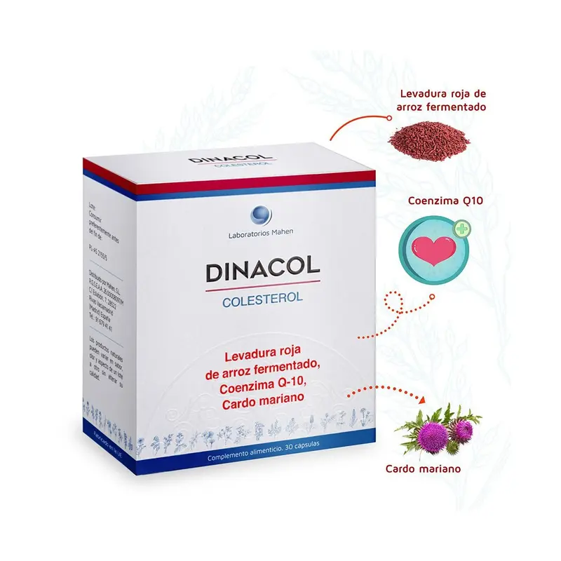 Dinacol - 30 cápsulas - Mahen