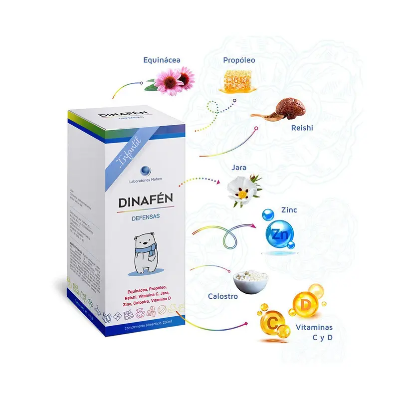 Dinafen Jarabe Infantil (defensa) - 250 ml - Mahen