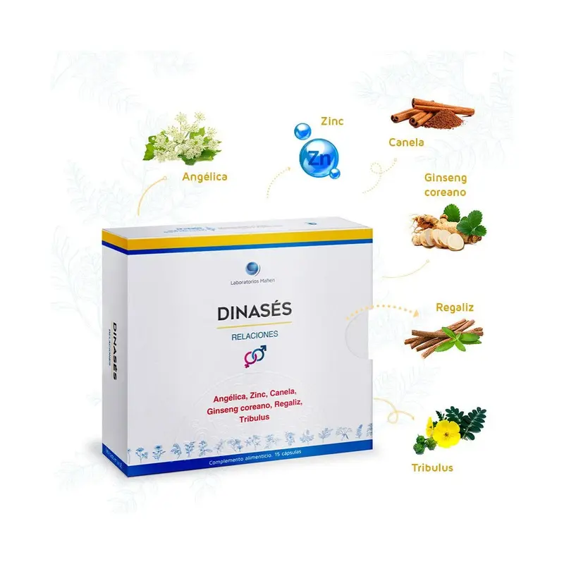 Dinases (relaciones) - 15 cápsulas - Mahen