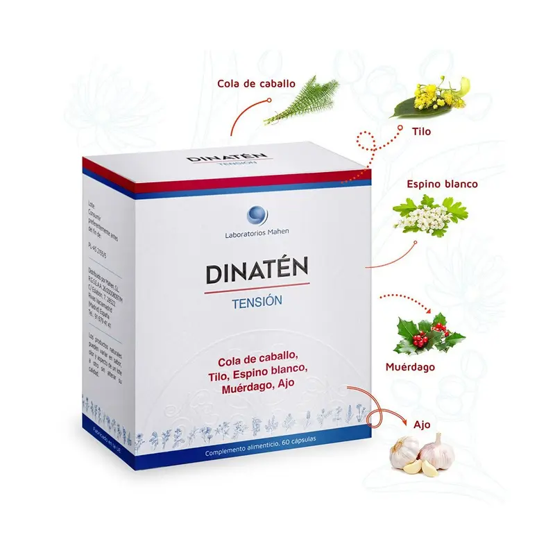 Dinaten 1 (tension) - 60 cápsulas - Mahen