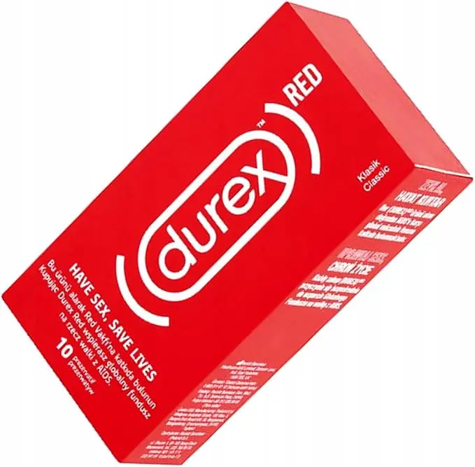 Durex Preservativos Clásicos, caja de 10 condones. El preservativo original de Durex con forma anatómica Easy-On para una experiencia sexual cómoda, natural y segura.