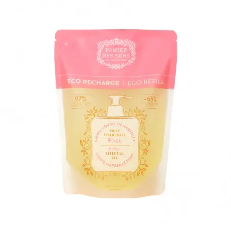 ECO-RECARGA JABÓN LÍQUIDO DE MARSELLA - ROSA