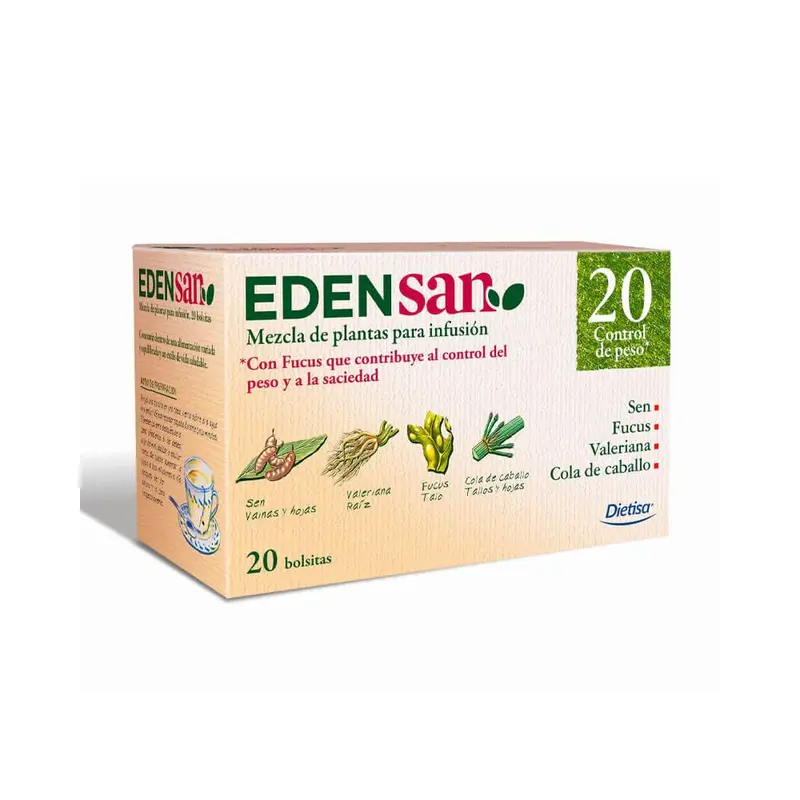 Edensan 20 Control del peso 20 filtros Dietisa