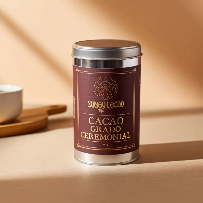 El Ceremonial — Cacao Ganso de Perú en lata - 350 g picado