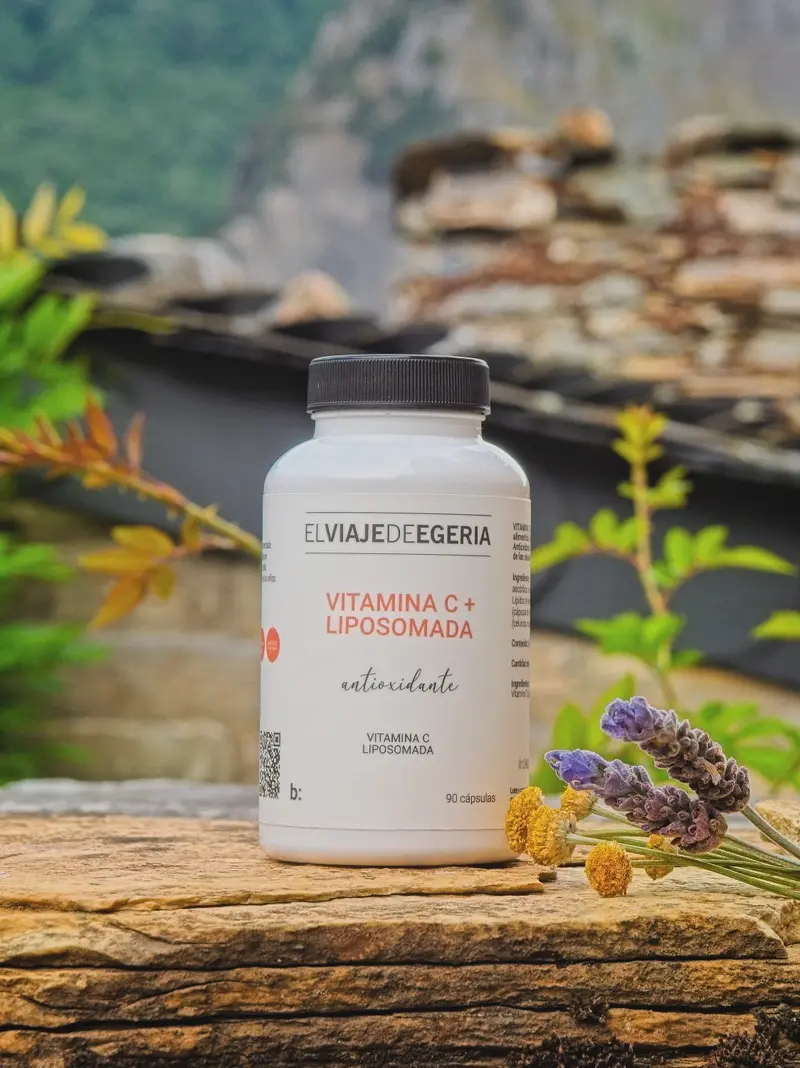 ELVIAJEDEEGERIA VITAMINA C + LIPOSOMADA 90 CÁPSULAS