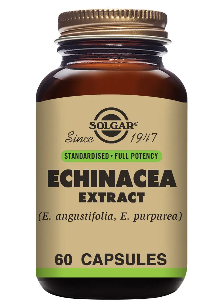 Equinácea Extracto (E. angustifolia, E. purpurea) - 60 cápsulas vegetales