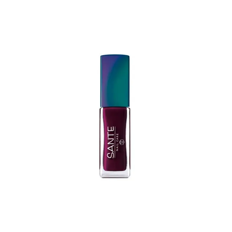 ESMALTE DE UÑAS COLOR BERENGENA - SANTE