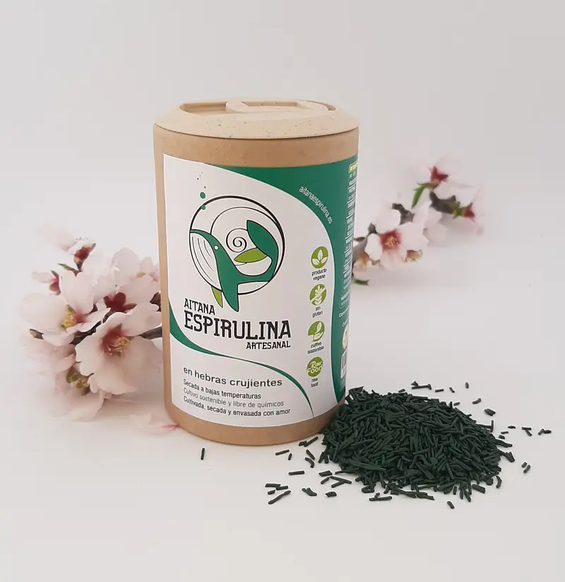 Espirulina en hebras
