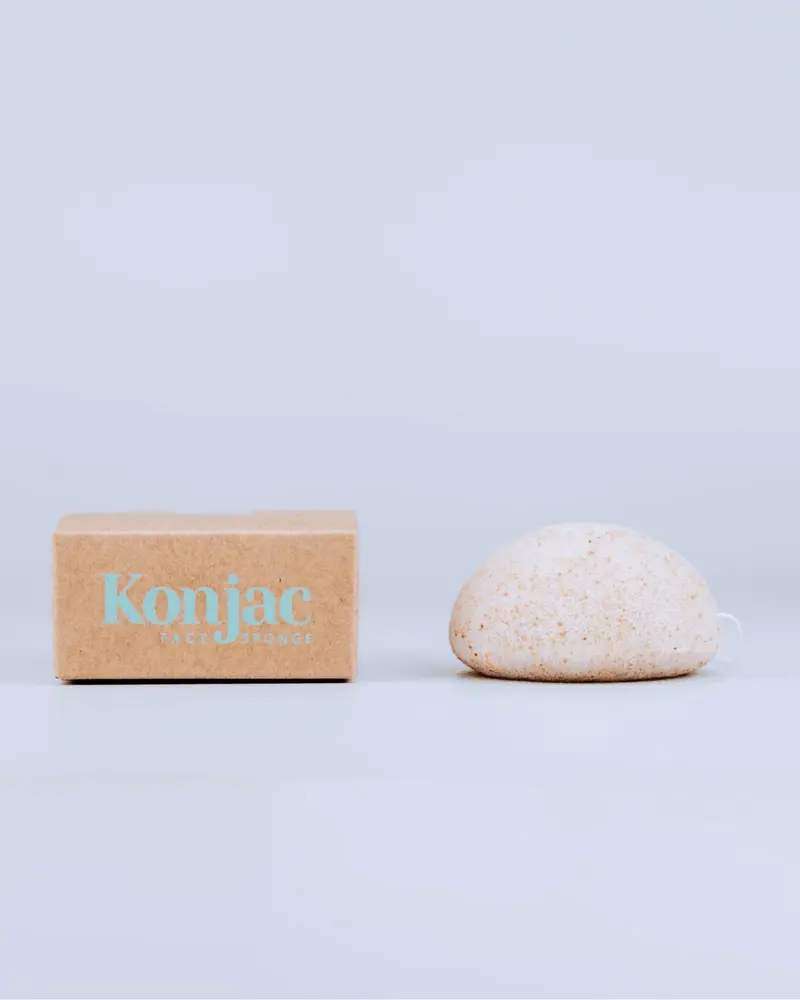 Esponja Konjac Facial Exfoliante con Nuez - Banbu