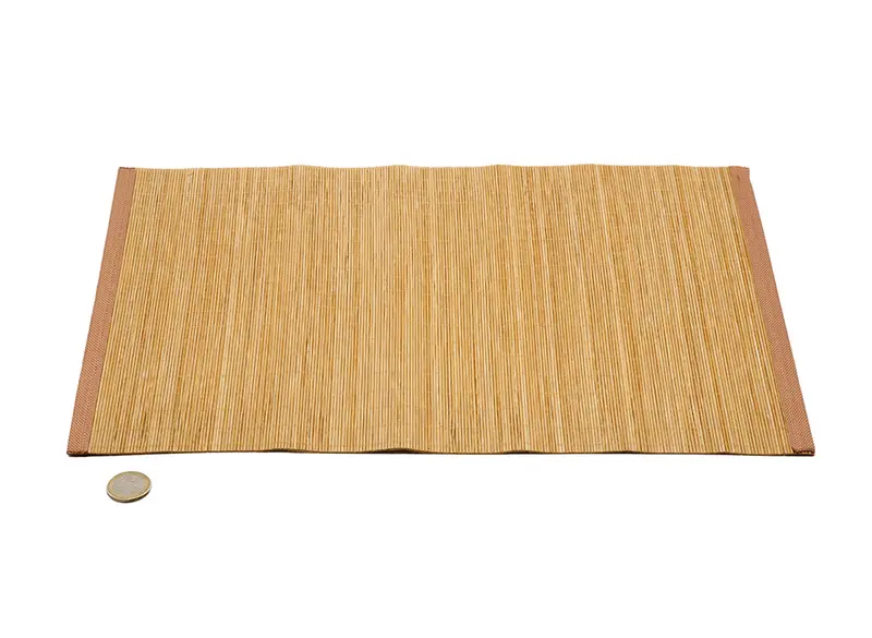 Esterilla de bambú natural 40 X 30 cm # 93256