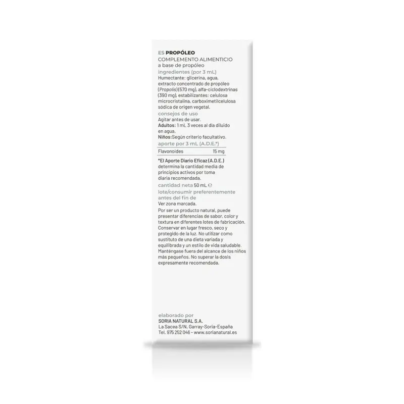 Extracto de Propoleo S.XXI - 50 ml - Soria Natural