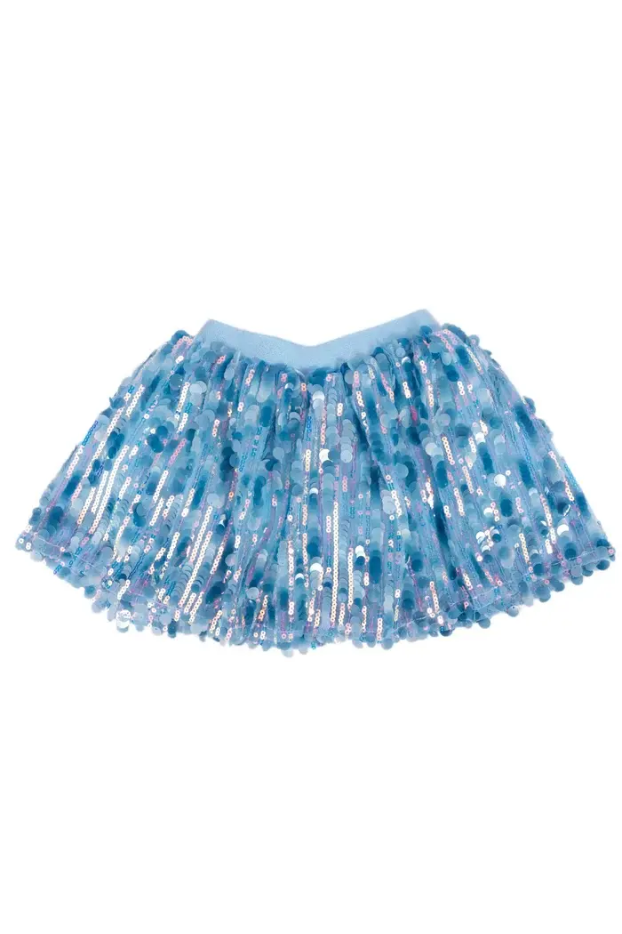 Falda de Lentejuelas Superstar Azul