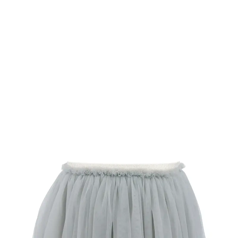 Falda tutú gris clarito