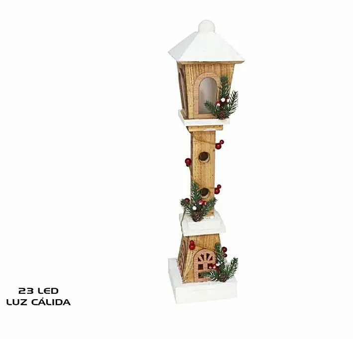 Farol Navideño Led Cálido