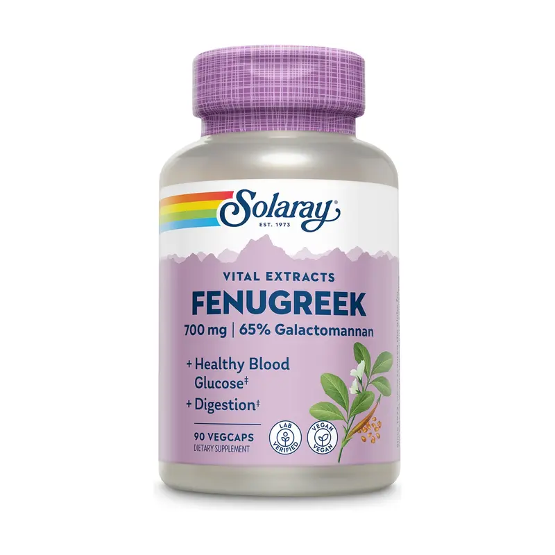 Fenugreek colesterol (Fenogreco) 90 Caps - SOLARAY