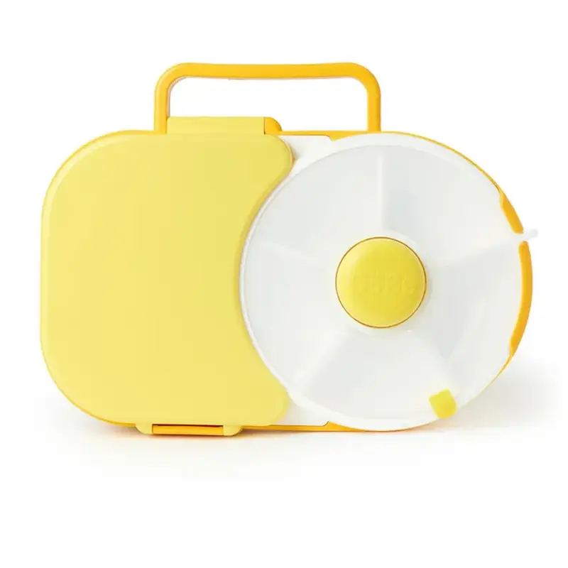Fiambrera con Spinner para Snacks Göbe - Amarillo
