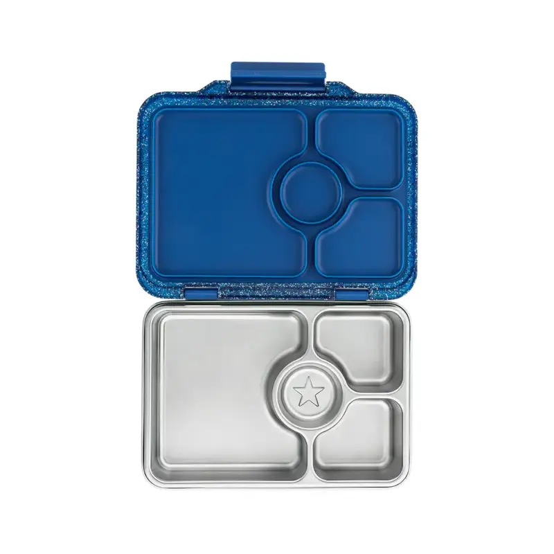 Fiambrera de Acero Inoxidable Yumbox Prêt - Twilight Blue Glitter