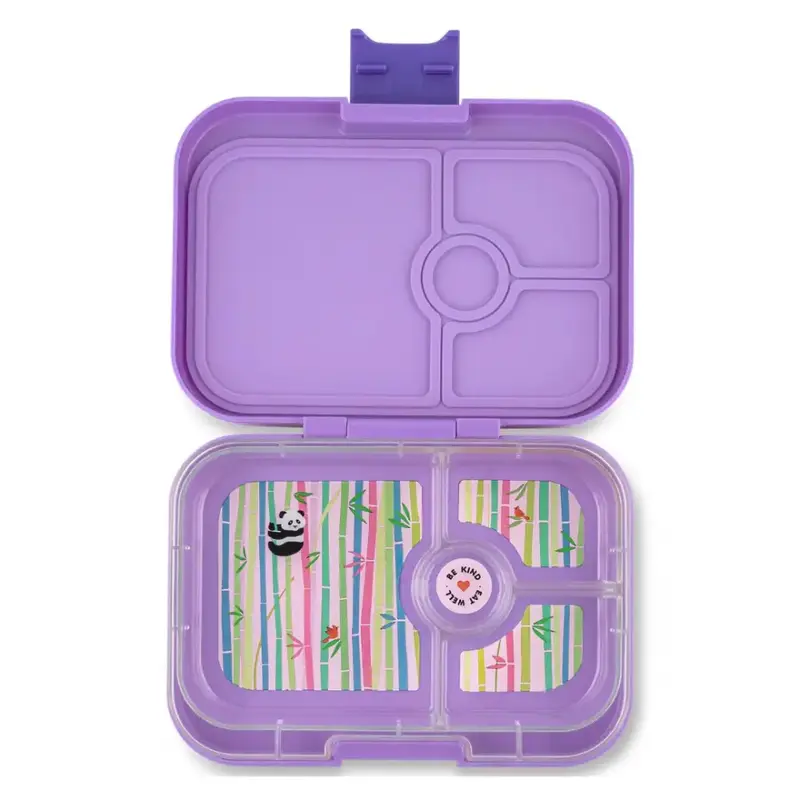 Fiambrera Yumbox Panino 4 secciones - Dreamy purple Panda