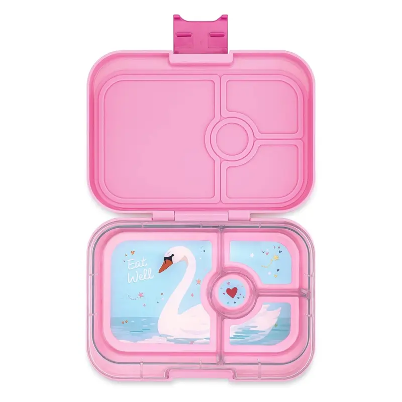 Fiambrera Yumbox Panino 4 secciones - Power Pink Cisne