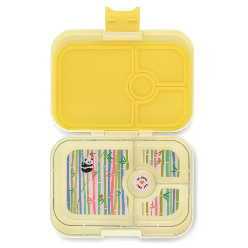 Fiambrera Yumbox Panino 4 secciones - Sunburst yellow Panda