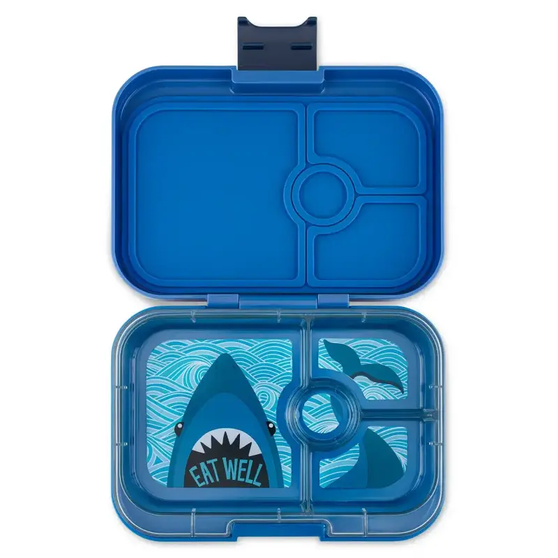 Fiambrera Yumbox Panino 4 secciones - Surf Blue Shark