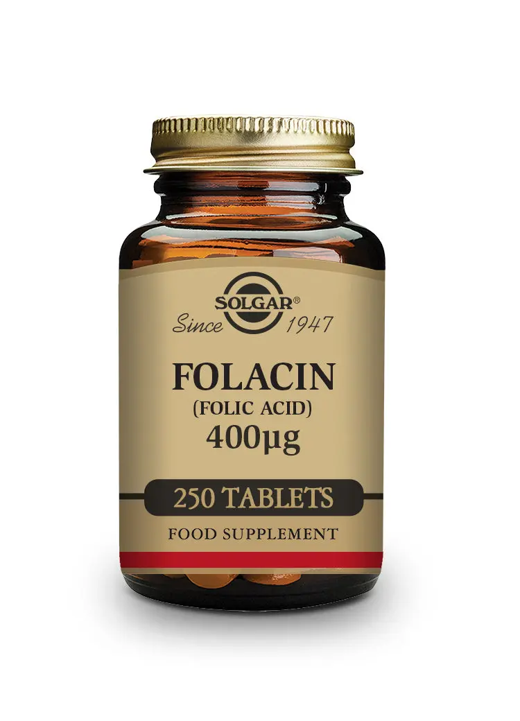 Folacín. Ácido Fólico 400 µg - 250 Comprimidos