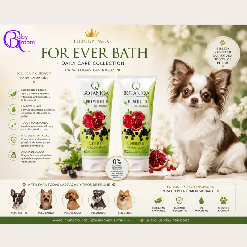 For Ever Bath Essential Routine – Rutina Universal para Perros | Baby Groom