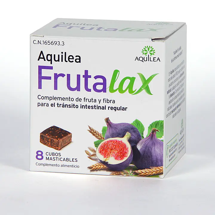 Frutalax 8 cubos masticables - AQUILEA
