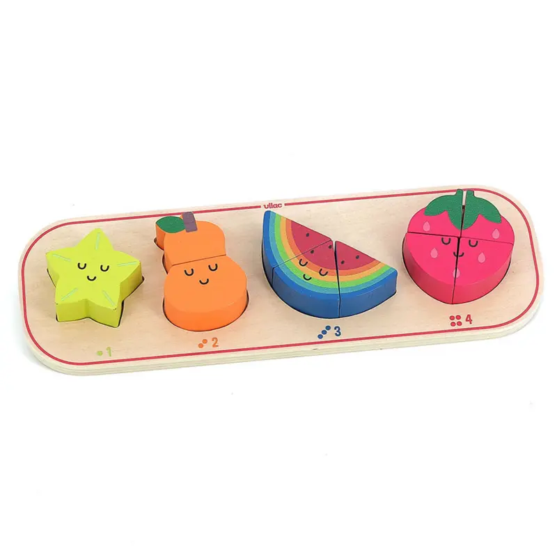 Frutas encajables 1,2,3 y 4