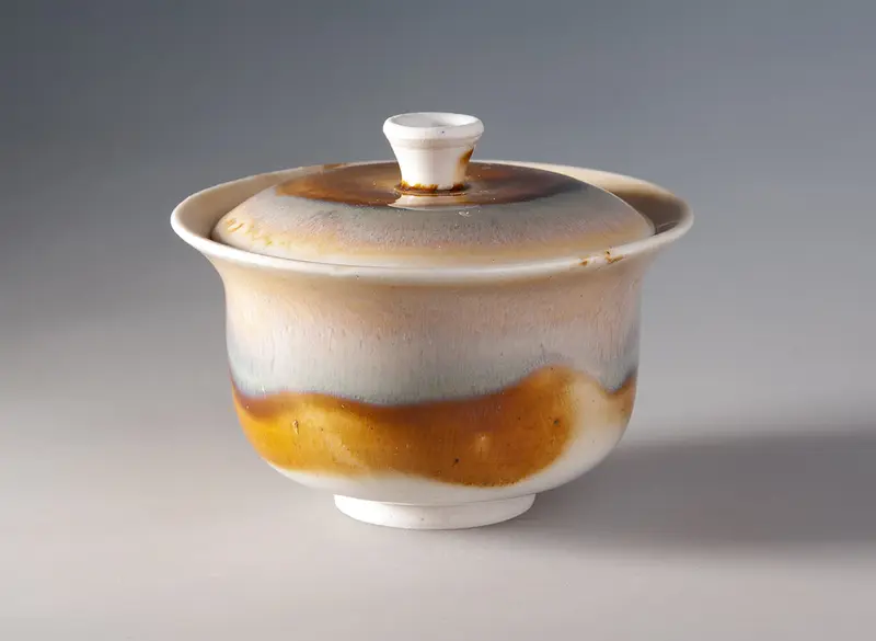 Gaiwan hecho a mano Moychay # 49173, cerámica, de 165 a 280 ml.
