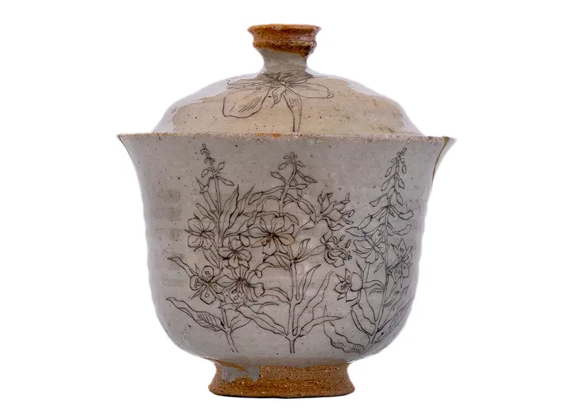 Gaiwan kintsugi hecho a mano Moychay, # 44002, cerámica/pintado a mano, 135 ml.