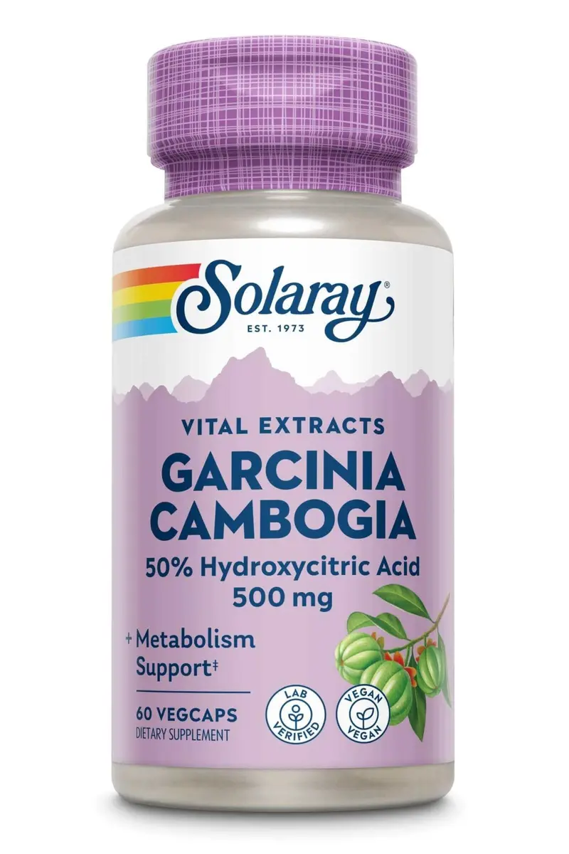 Garcinia Cambogia 500 mg - 60 vegacápsulas - Solaray