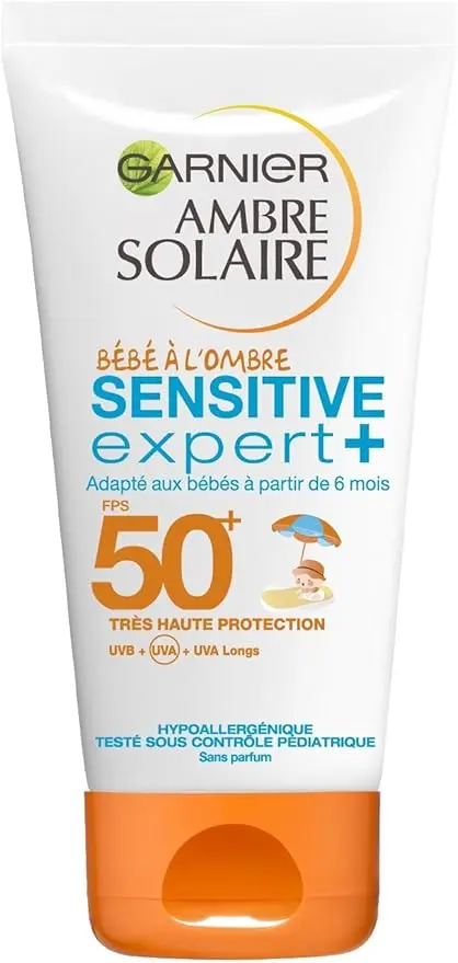 Garnier Ambre Solaire Bebé en la Sombra Crema Protectora Ultra Suave FP50+ (50ml)