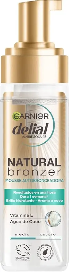 Garnier Delial Mousse Autobronceadora Natural Bronzer (200ml)