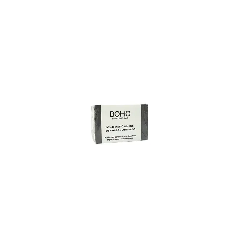 Gel-Champú solido de carbón activado - 55 g - BOHO