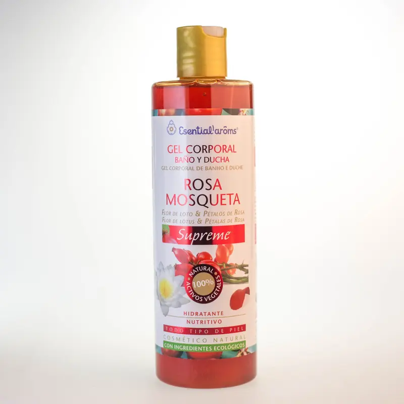GEL CORPORAL BAÑO Y DUCHA ROSA MOSQUETA 500ML - ESSENTIAL
