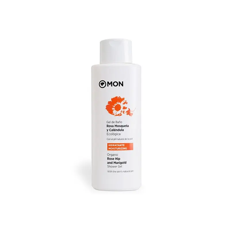 GEL DE BAÑO ROSA MOSQUETA Y CALENDULA 750ML - MOON