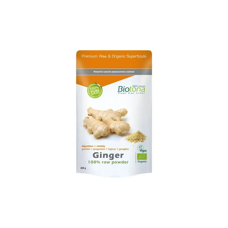 Ginger/jengibre en polvo superfood bio - 200 g - Biotona