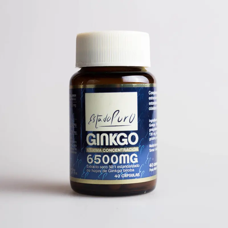 Ginkgo 6500 mg 40 caps - ESTADO PURO