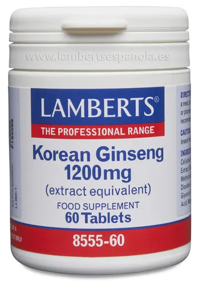 Ginseng Coreano o (Panax Ginseng) 1200 mg