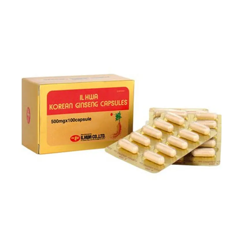 GINSENG KOREANO 500MG 100 CAP - ILHWA CO